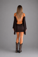 VESTIDO MELI CAFÉ