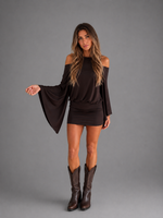 VESTIDO MELI CAFÉ