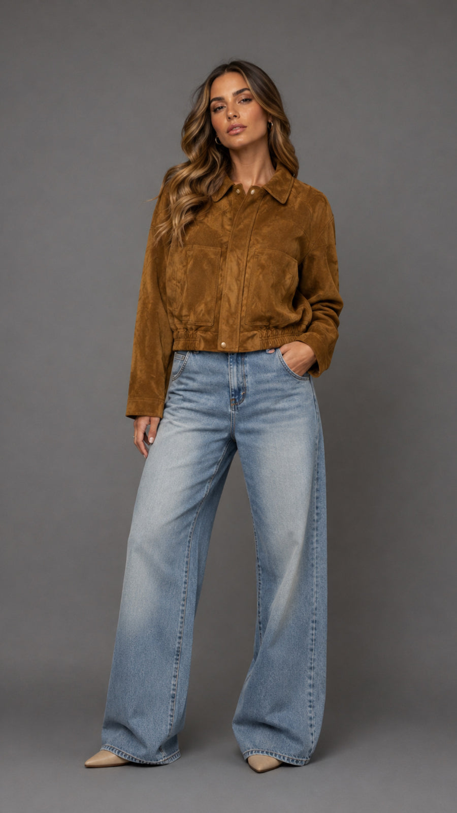 CHAQUETA GAMUZA