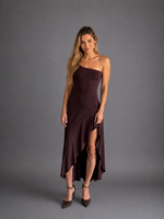VESTIDO ATTENEA CHCOLATE