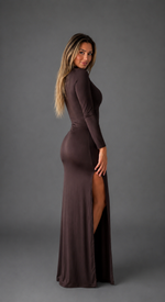 VESTIDO VESTA CAFÉ