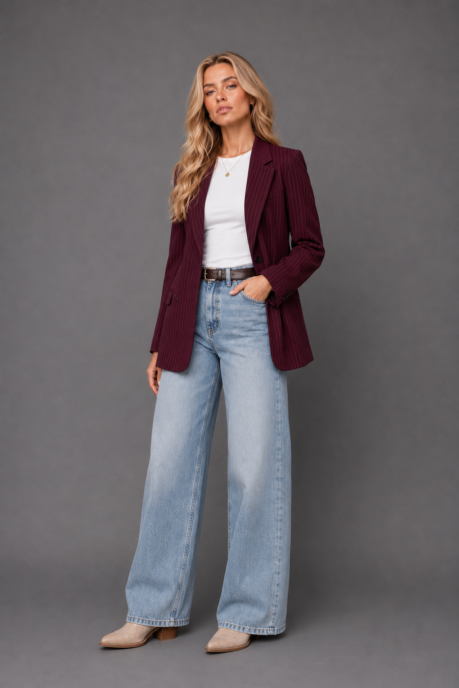 BLAZER BORDO