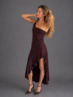 VESTIDO ATTENEA CHCOLATE