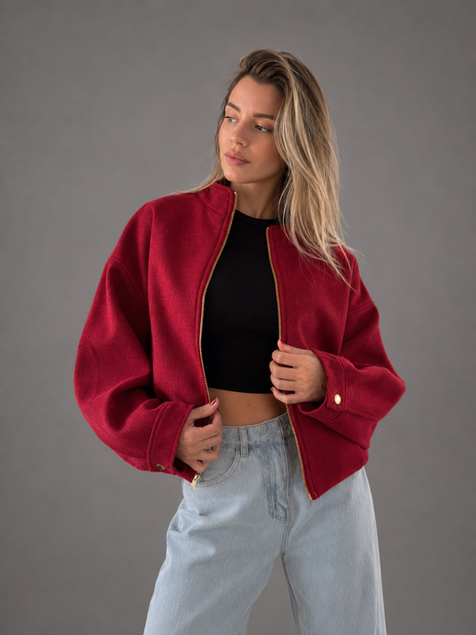 BOMBER MOSS ROJA