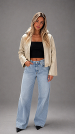 CHAQUETA ECO CUERO