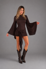 VESTIDO ANTONIETA CAFÉ