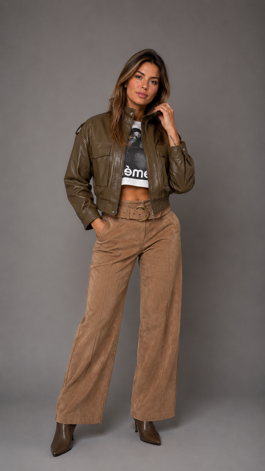 CHAQUETA MÓNACO VERDE MILITAR