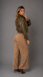 CHAQUETA MÓNACO VERDE MILITAR